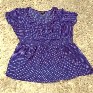 Torrid Royal Blue Blouse